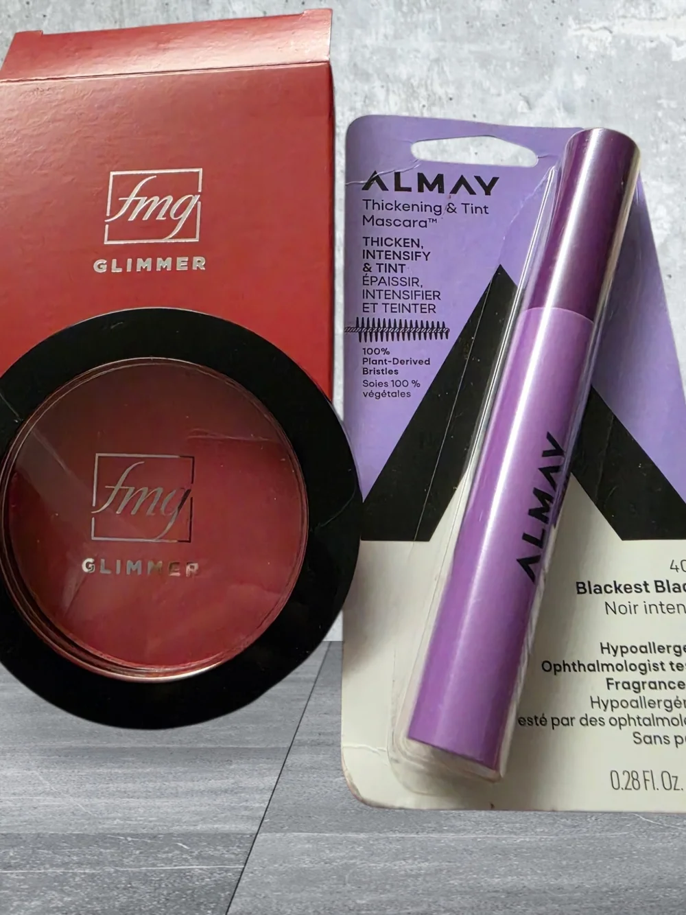 Avon Glimmer Blush & Almay Mascara Bundle